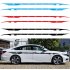 2pcs 350cm Car Side Body Door Graphics Long Stripe Vinyl Decals Decor Sticker  yellow