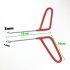 2pcs 3pcs 5 pcs Automotive Paintless Dent Repair Rods  Hail Damage Dent Remover Set  Stainless Steel Auto Dent Puller Repair Tools For Car Repairing 2 pieces