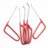 2pcs 3pcs 5 pcs Automotive Paintless Dent Repair Rods  Hail Damage Dent Remover Set  Stainless Steel Auto Dent Puller Repair Tools For Car Repairing 2 pieces