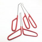 2pcs/3pcs/5/pcs Automotive Paintless Dent Repair Rods, Hail Damage Dent Remover Set, Stainless Steel Auto Dent Puller Repair Tools For Car Repairing 5 pieces