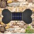 2pcs 3w Outdoor Solar Wall Lamp With Solar Panels IP65 Waterproof Night Light Wall Light Fixtures For Garden Balcony Yard Street Decor Colorful light