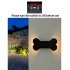 2pcs 3w Outdoor Solar Wall Lamp With Solar Panels IP65 Waterproof Night Light Wall Light Fixtures For Garden Balcony Yard Street Decor Colorful light