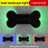 2pcs 3w Outdoor Solar Wall Lamp With Solar Panels IP65 Waterproof Night Light Wall Light Fixtures For Garden Balcony Yard Street Decor Colorful light