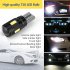 2pcs 4pcs 10pcs T10 LED Headlight Kit 6000K Low Beam White Lens Fog Marker Light   Black White light