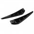 2pcs ABS Side Fender Vent Air Wing Cover Trim for 2016 2020 Honda Civic  Bright black