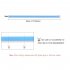 2pcs Automotive LED Turn Signal Driving Light Belt  Ultra thin Light Guide Strip Two color Streamer Turn Decorative Light Accessories 30CM blue and yellow pair