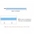 2pcs Automotive LED Turn Signal Driving Light Belt  Ultra thin Light Guide Strip Two color Streamer Turn Decorative Light Accessories 60CM blue and yellow pair