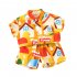 2pcs Baby Boys Short Sleeve Shirt Shorts Outfits Cartoon Fashion Print Cotton Beach Vacation Set blue 2 3Y 100cm