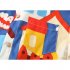 2pcs Baby Boys Short Sleeve Shirt Shorts Outfits Cartoon Fashion Print Cotton Beach Vacation Set blue 2 3Y 100cm