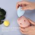 2pcs Beauty Powder Puff Case Silicone Beauty Egg Storage Eggshell Storage Box Protection Cover Case Pink