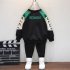 2pcs Boys Sweatshirt Pants Set Long Sleeves Round Neck Sweater Trousers Suit For 2 10 Years Old Kids green 5 6Y 120cm