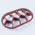 2pcs Bread  Mold Baking Tool For Bread Desserts Household Kitchen Cooking Accessories White 2 piece set