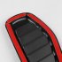 2pcs Car Auto Decorative Air Flow Intake Scoop Turbo Bonnet Vent Cover Hood Fender Carbon pattern