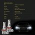 2pcs Car Led Headlight Kit H11 H9 H8 Super Bright Fog Lamp Daytime Running Light Bulbs 6000k White Waterproof silver