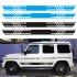 2pcs Car Rally Stripe Lower Door Panel for G Class G550 G63 Vinyl Sticker yellow