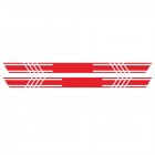 2pcs Car Rally Stripe Lower Door Panel for <span style='color:#F7840C'>G</span> Class G550 G63 Vinyl Sticker red