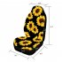 2pcs Car Seat Covers Lovely Sunflower Universal Auto Front Seats Protector
