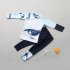 2pcs Children Boys Split Swimming Suit Sun Protection Whale Pattern Bathing Suit Beachwear Swimming Equipment whale 3 4years M