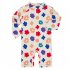 2pcs Children One piece Swimsuit For Boys Girls Cartoon Dinosaur Flower Sunscreen Swimwear With Swimming Cap Dark Blue Dinosaur 3 4Y 4