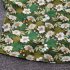 2pcs Children Shirt Shorts Suit Short Sleeves Lapel Trendy Leaf Printing Tops Shorts For 1 6 Years Old Kids dark green 3 4Y 110cm