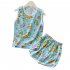 2pcs Children Sleeveless Tank Tops Suit Summer Vest Shorts Breathable Quick drying Sports Set camera 9 10Y 130cm