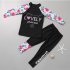 2pcs Children Split Swimsuit Sunscreen Quick drying Long sleeved Tops Trousers Swimwear For Boys Girls white XL