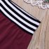 2pcs Cute Baby Clothes Set Wine Red Hooded Long Sleeve Tops   Long Pants Winter Autumn Kids Costumes
