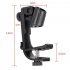 2pcs Drum Mount Microphone Clamp Holder With Screws Flexible Adjustable Clip on Drum Mount Stand Accessories black 2pcs