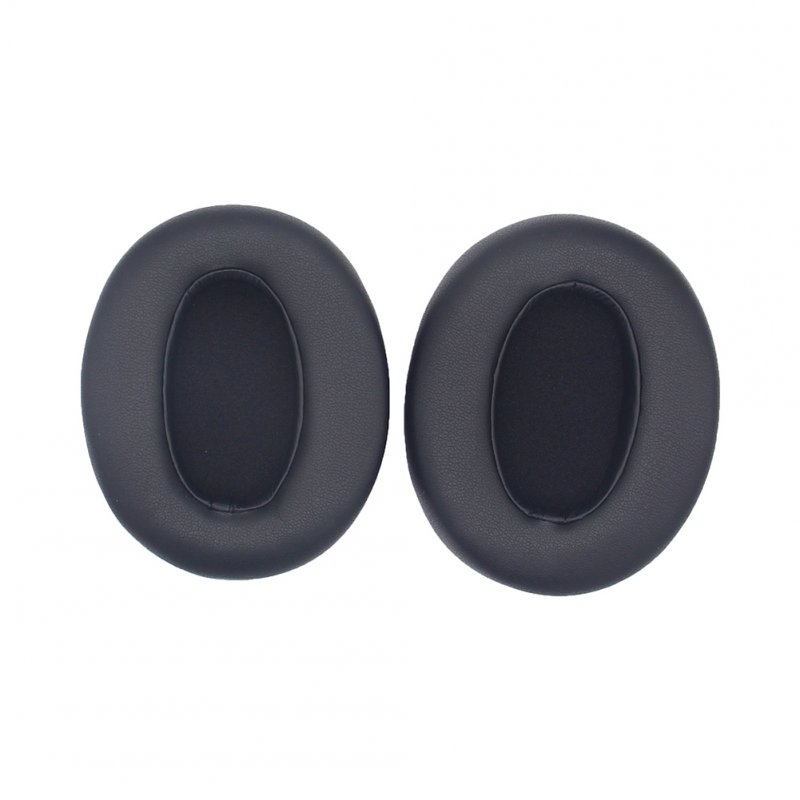 2pcs Ear Pads Cushion Compatible For Wh-xb910n Head-mounted Wireless Earphone Leather Sponge Cover Earmuffs black 1 pair