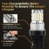 2pcs Fast Heat Dissipation LED Bulb for Car Canbus Waterproof Light 6500K   T20 white light