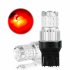 2pcs Fast Heat Dissipation LED Bulb for Car Canbus Waterproof Light 6500K   T20 red light