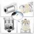2pcs Fast Heat Disspation Aluminum LED Bulb for Drviaion 1156 1157Canbus Light White light 1157 bay15d p21 5w