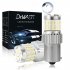 2pcs Fast Heat Disspation Aluminum LED Bulb for Drviaion 1156 1157Canbus Light Red light 1156 bau15s py21w