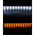 2pcs Flexible LED Strip Light DRL Daytime Running Light Waterproof Sequential Flow Headlight Runners Corner Turn Signal DRL As shown 10 lights  31cm 