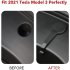 2pcs Frunk Bolt Cover Front Hook Holding Clips For Tesla Model 3 2021 Black