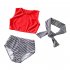 2pcs Girls Cute Bikini Set With Hairband Summer Split Quick drying Swimsuit For 3 7 Years Old Children red 5 6years L