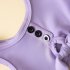 2pcs Girls Sleeveless Split Swimsuit Cute Round Neck Swimwear Breathable Swimming Briefs For Kids Aged 1 6 225003 purple 4 5Y 5T