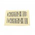 2pcs Guitar Stickers Musical Scale Label Guitar Neck Fretboard Note Map Fret Decals for Beginners Learning Fingerboard  2pcs set