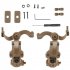 2pcs Headset Rail Adapter 360 degree Rotation Headphone Suspension Bracket Compatible For Ops Core   Team Wendy M lok green