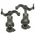 2pcs Headset Rail Adapter 360 degree Rotation Headphone Suspension Bracket Compatible For Ops Core   Team Wendy M lok green