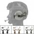2pcs Headset Rail Adapter 360 degree Rotation Headphone Suspension Bracket Compatible For Ops Core   Team Wendy M lok green
