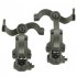 2pcs Headset Rail Adapter 360 degree Rotation Headphone Suspension Bracket Compatible For Ops Core   Team Wendy M lok green