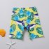 2pcs Kids Boys Shark Pattern Split Swimsuit Quick drying Sun Protection Long Sleeve Swimming Suit shark 6 7Y XL