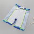 2pcs Kids Boys Split Swimsuit Short Sleeve Crew Neck Shirt With Swimming Trunks Sunscreen Bathing Suits shark shaped 7 8Y 7 8 Size