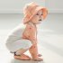 2pcs Kids One piece Sunscreen Swimwear With Swimming Cap Cute Cartoon Quick drying Swimsuit For Boys Girls Pink Rabbit 1 2Y 2
