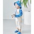 2pcs Kids One piece Sunscreen Swimwear With Swimming Cap Cute Cartoon Quick drying Swimsuit For Boys Girls Pink Rabbit 1 2Y 2