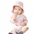 2pcs Kids One piece Sunscreen Swimwear With Swimming Cap Cute Cartoon Quick drying Swimsuit For Boys Girls Pink Rabbit 1 2Y 2
