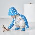 2pcs Kids One piece Sunscreen Swimwear With Swimming Cap Cute Cartoon Quick drying Swimsuit For Boys Girls Pink Rabbit 1 2Y 2