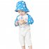 2pcs Kids One piece Sunscreen Swimwear With Swimming Cap Cute Cartoon Quick drying Swimsuit For Boys Girls Pink Rabbit 1 2Y 2