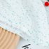2pcs Kids Summer Suit Cute Floral Printing Short Sleeves T shirt Shortalls Two piece Set For 1 3 Years Old Girls beige CM 90